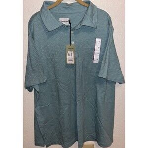 Goodfellow & Co Regular Fit 3/4 Button Down Shirt Men Size XXL Greenwood Lane